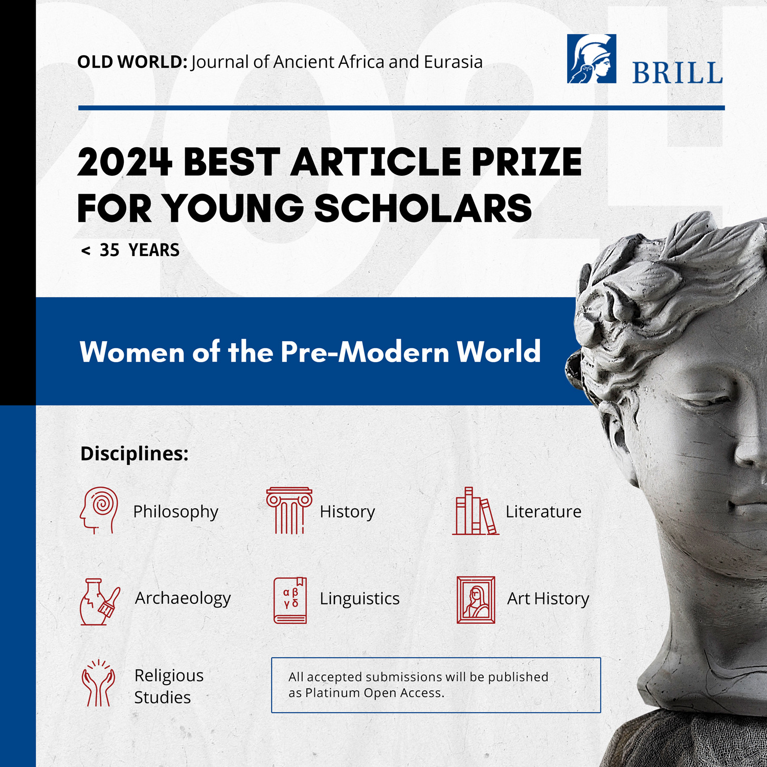 Old World's 2024 best article competition for young scholars: "Women of the Pre-Modern World"
